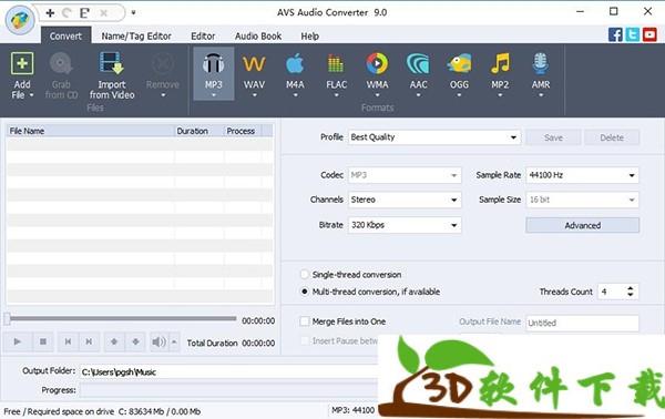 AVS Audio Converter v9.0.1 中文破解版