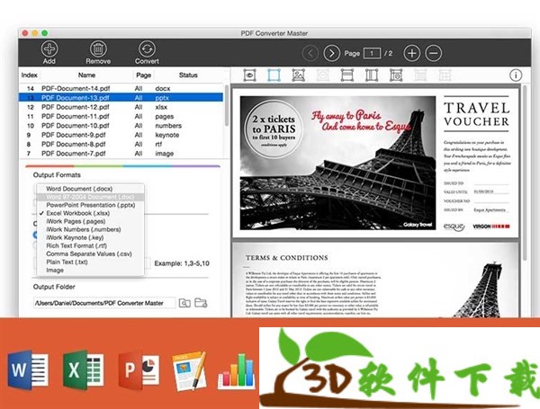 PDF Converter Master for mac v6.20 中文破解版
