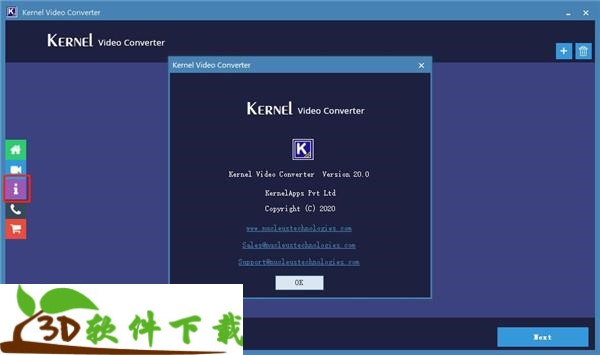 Kernel Video Converter(多功能视频转换工具)下载 v20.0破解版(含破解教程)