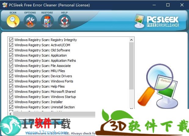 PCSleek Error Cleaner
