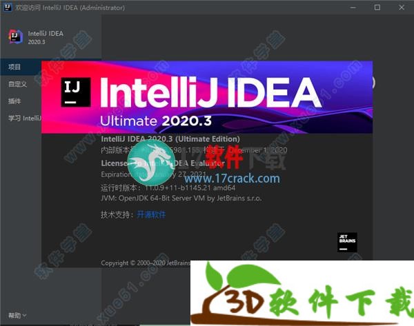 intellij idea 2020.3中文破解版
