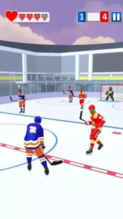 冰球比赛3D游戏图片